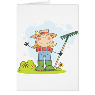 Gardening or Farming Girl
