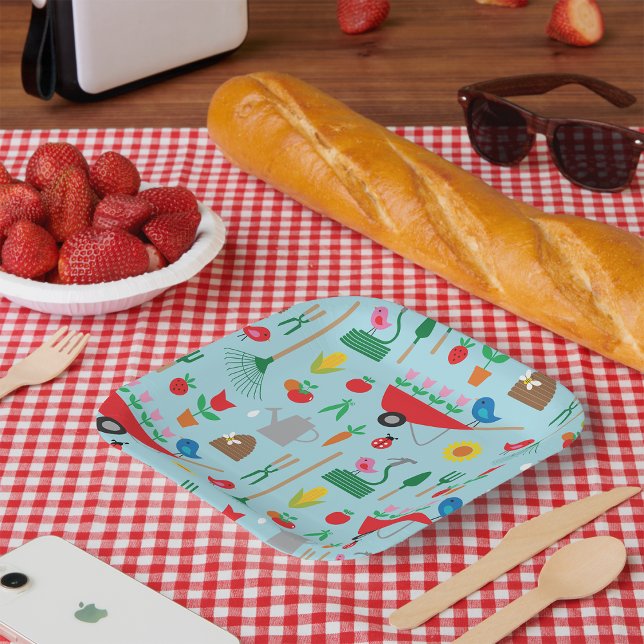 Gardening Paper Plate (Creator Uploaded)