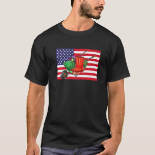 Gardening Patriot American Flag Patriotic Gardener T-Shirt