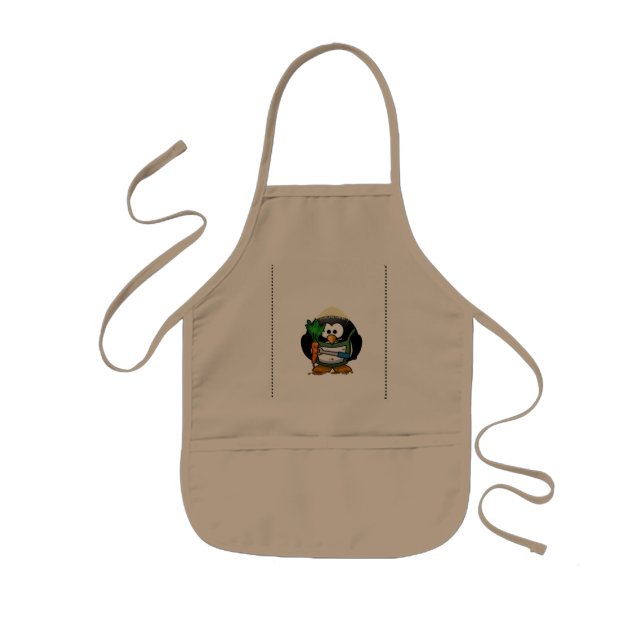 Gardening penguin apron (Front)