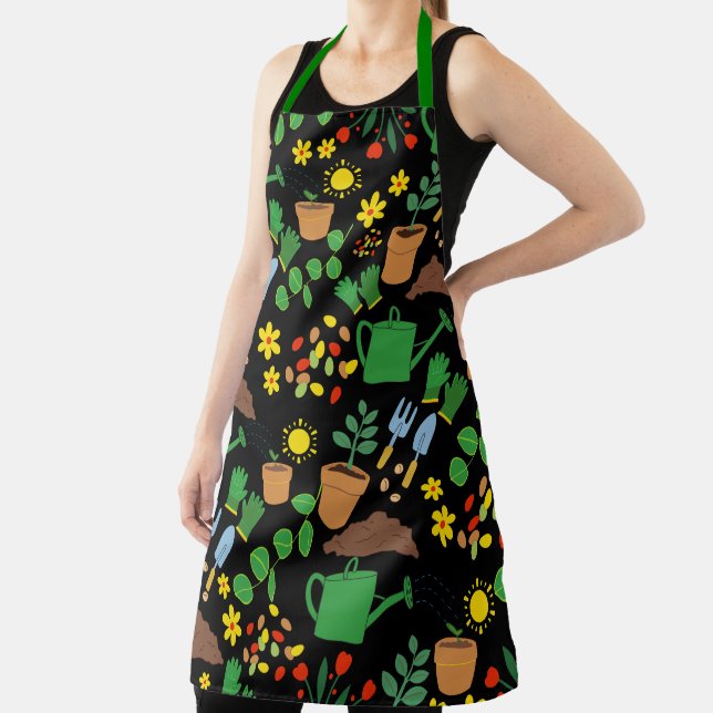 gardening plant lover horticulture botanical   apron (Insitu)