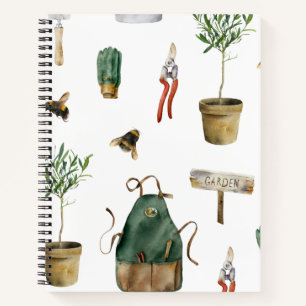 Gardening plants homestead notebook