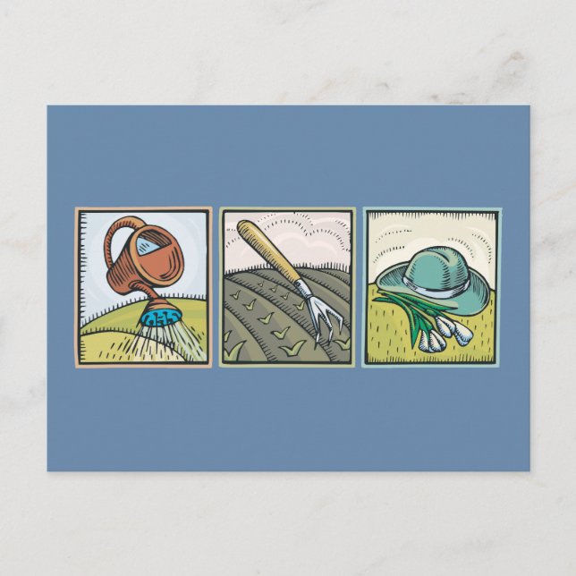 Gardening Postcard (Front)
