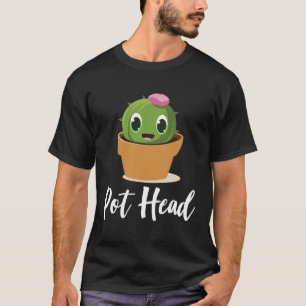 Gardening POT HEAD Cactus Gardener Succulent T-Shirt