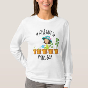 Gardening Princess Garden Girls Youth Child Kids T-Shirt