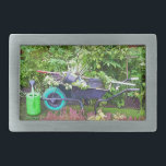GARDENING RECTANGULAR BELT BUCKLE<br><div class="desc">All the tools needed to start working in the garden. Wheelbarrow,  watering can,  pots,  plants and tools.</div>