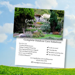 Gardening Service Business Card Professional