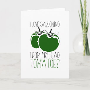 Gardening Tomatoes Card