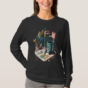 Gardening Tools Collector Pop Gardener Mom T-Shirt