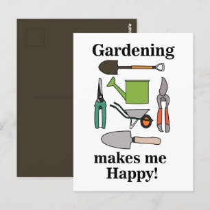 Gardening Tools Gardening  Postcard