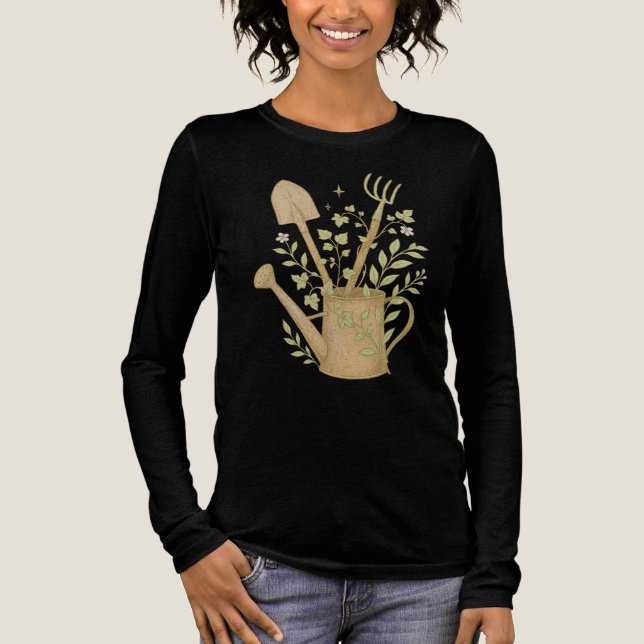 Gardening Tools Women's Tri-blend Shirt (Front)