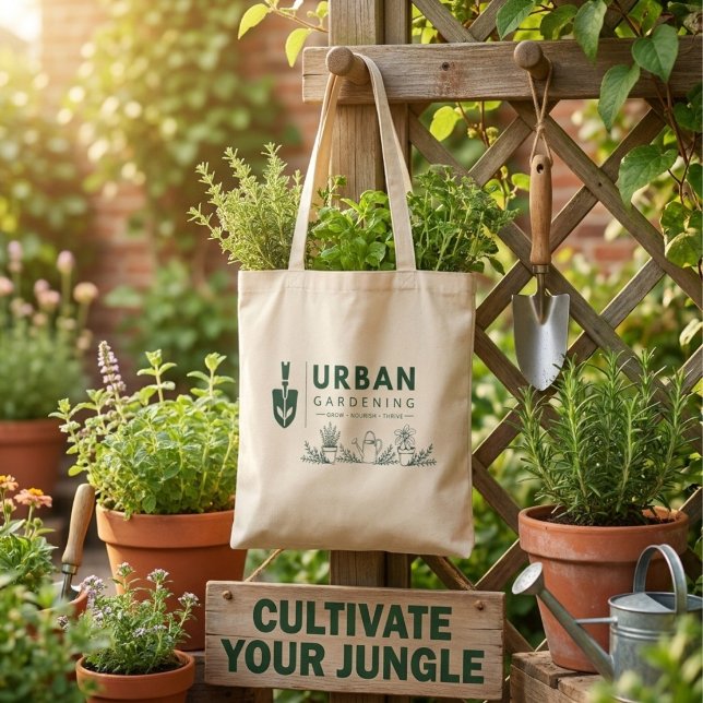 Gardening tote bags potted plants (Creator Uploaded)
