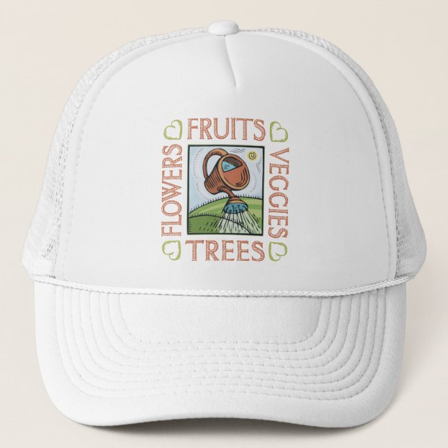 Gardening Trucker Hat (Front)