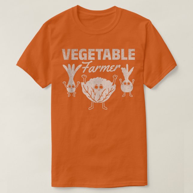 Gardening Vegetables Gardener Funny Vegetable Farm T-Shirt (Design Front)