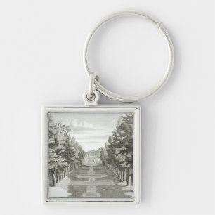 Gardens at Tshehar-Bagh, Isfahan, from' Voyages du Key Ring