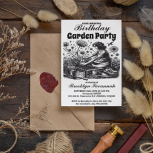 Gardens Gentle Hand Garden Party Invitation Postcard