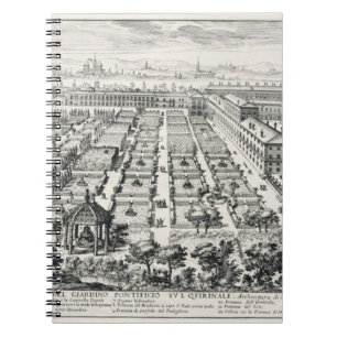 Gardens of the Quirinale, from 'Li Giardini di Rom Notebook