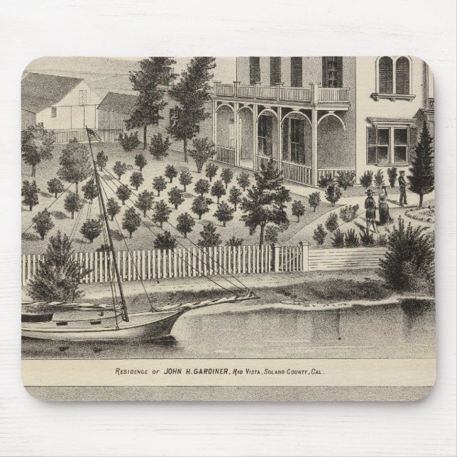Gardiner res, Benicia Arsenal Mouse Pad (Front)