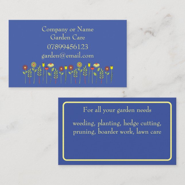 Gardner Business Card (Front/Back)