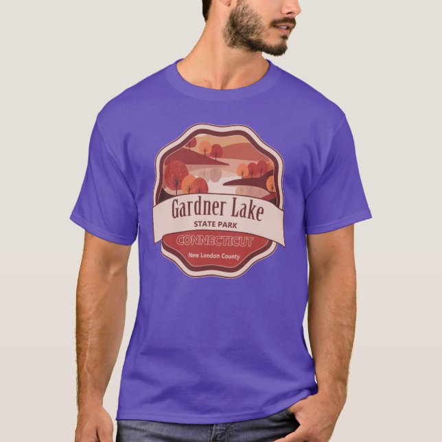 Gardner Lake State Park New London County Connecti T-Shirt (Front)