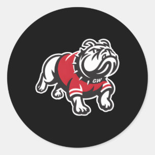 Gardner-Webb Runnin' Bulldogs Icon Classic Round Sticker