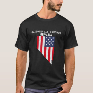 Gardnerville Ranchos Nevada USA State America Trav T-Shirt