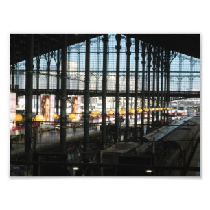 Gare du Nord Photo Print