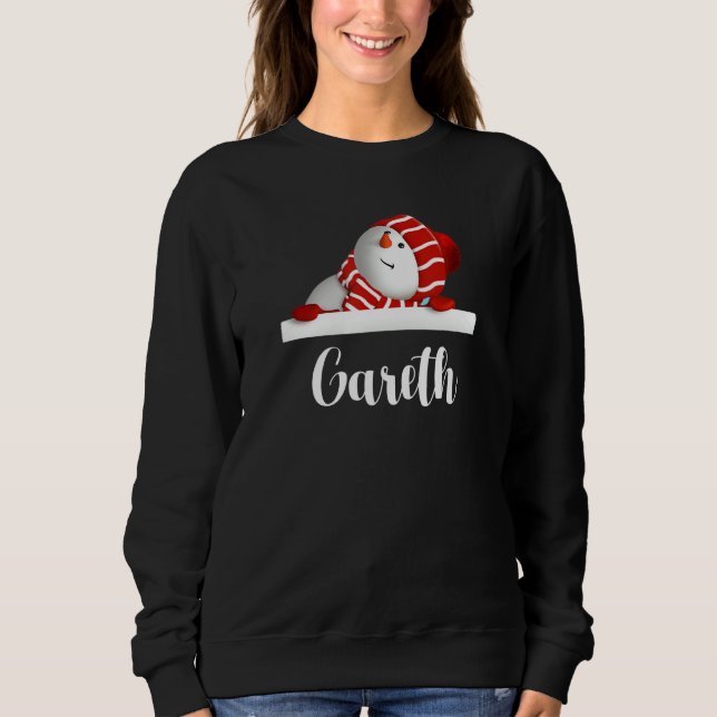 Gareth Snowman Holiday Sweatshirt (Front)