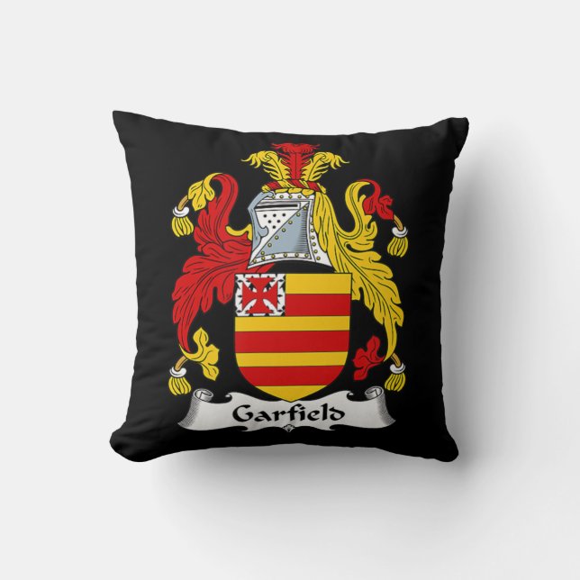 Garfield Coat of Arms - Family Crest  Cushion (Front)