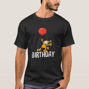 Garfield It s My Birthday Confetti Celebration Log T-Shirt
