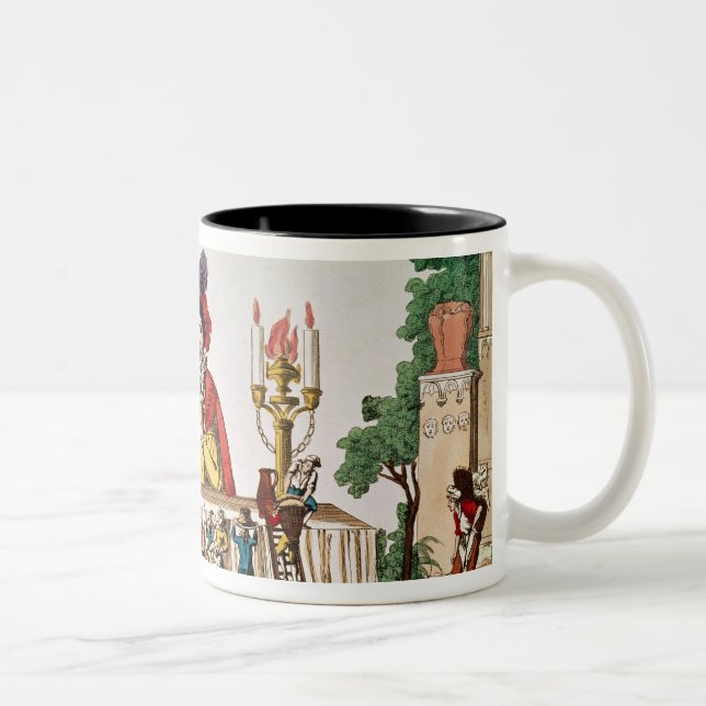 Gargantua at his Little Supper, c.1800 Two-Tone Coffee Mug (Right)