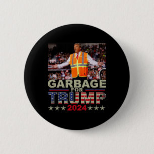 Garge For Trump 2024 Tees - Trump Supporter Design 6 Cm Round Badge