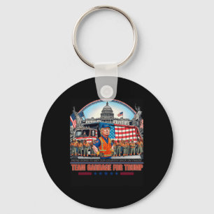 Garge For Trump Team Grabge Vote Trump Funny Garge Key Ring