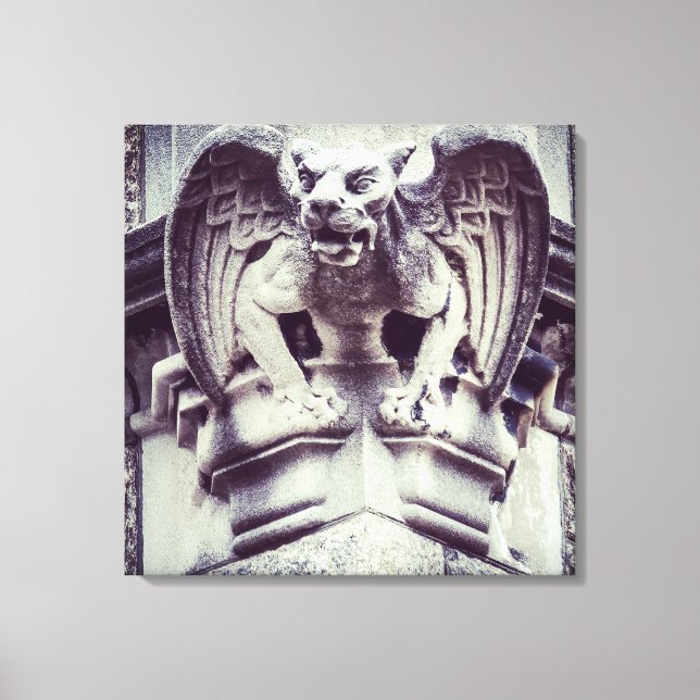 Gargoyle Canvas Print (Front)