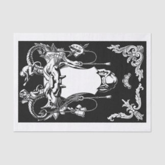 Gargoyle classic art decoupage tissue paper