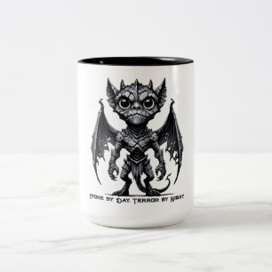 Gargoyle Demon Two-Tone Coffee Mug