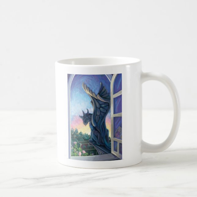 Gargoyle Guardian Coffee Mug (Right)