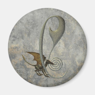 Gargoyle Monogram C Magnet