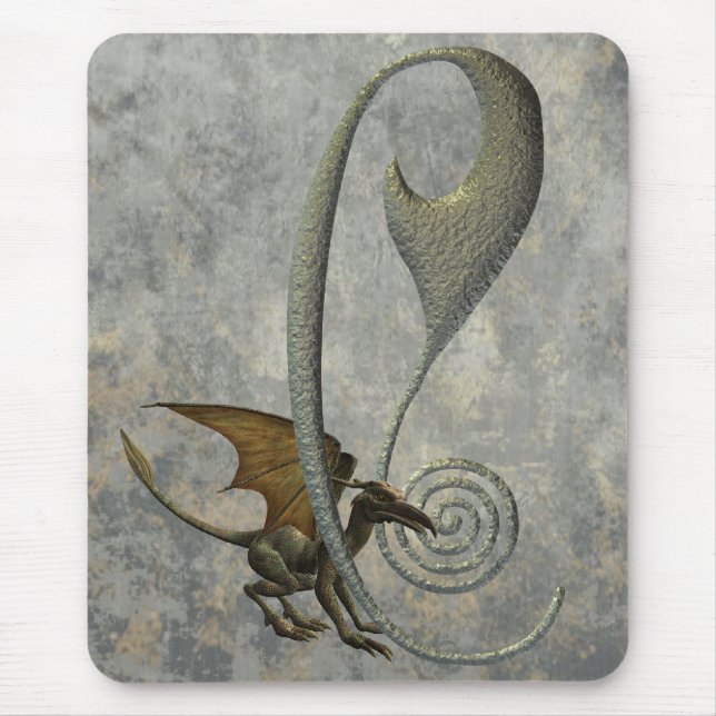 Gargoyle Monogram C Mouse Pad (Front)