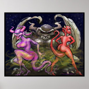 Gargoyle n Dark Fae Poster