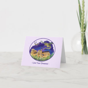 Gargoyle Notre Dame - Paris Dreams Blank Card