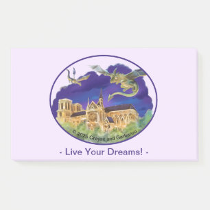 Gargoyle Notre Dame - Paris Dreams Notes 10" x 6"