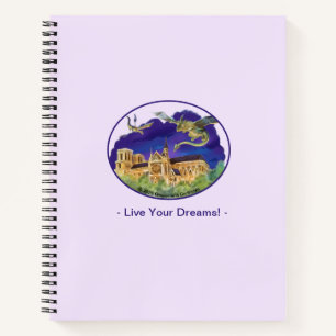 Gargoyle Notre Dame - Paris Dreams Spiral Notebook