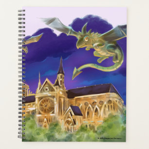 Gargoyle Notre Dame - Paris Weekly Planner