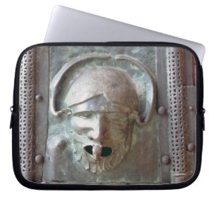 Gargoyle panel from the left door of the portal, 1 laptop sleeve