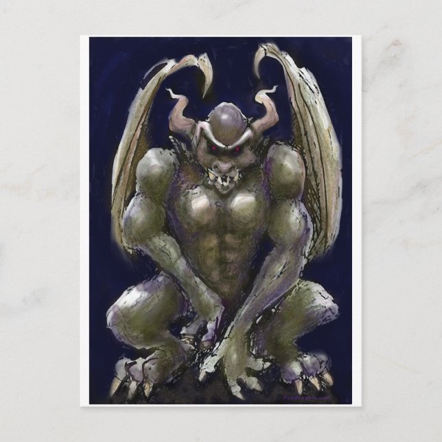 Gargoyle Postcard (Front)