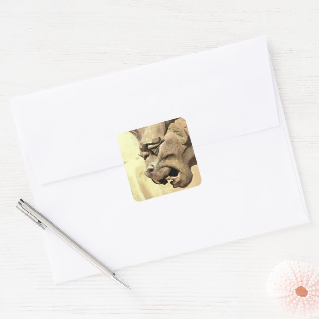 GARGOYLE SQUARE STICKER (Envelope)