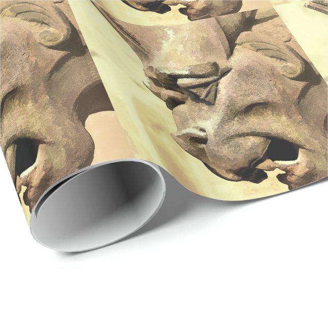GARGOYLE WRAPPING PAPER (Roll Corner)