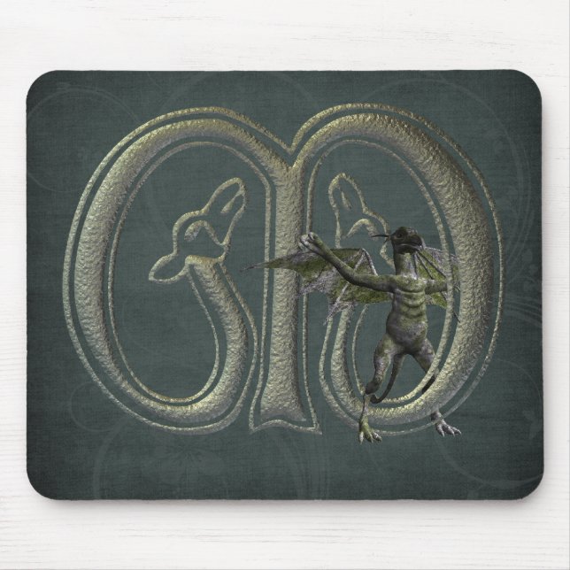 Gargoyles Monogram M Mouse Pad (Front)