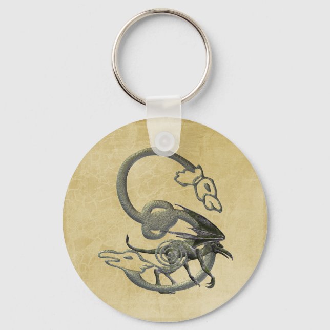 Gargoyles Monogram S Key Ring (Front)